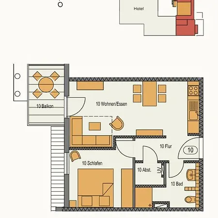 Dom wakacyjny Rodehuus 10 *